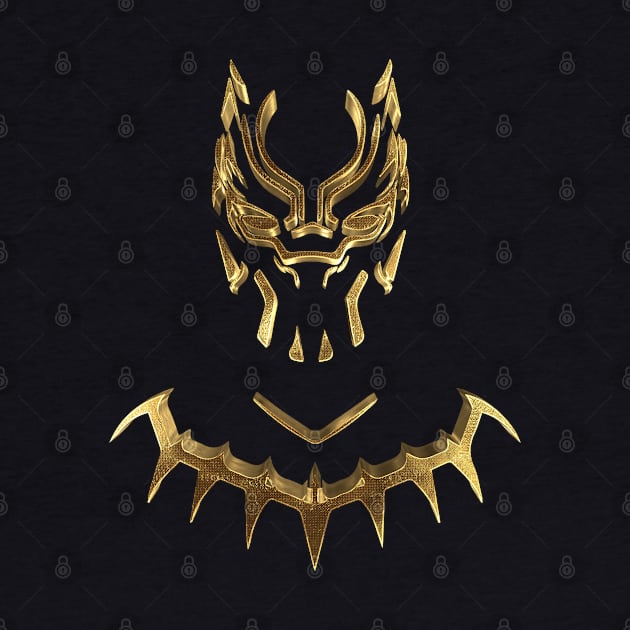 Black Panther Gold by underthetable